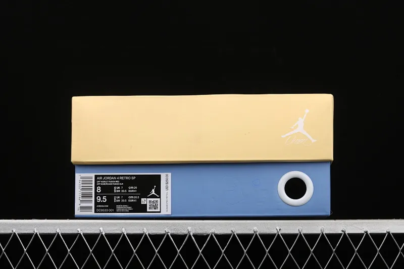 All categories Air Jordan Jordan series basketball shoes Air Jordan 4 G version Union LA x Air Jordan 4 Retro "Off Noir" AJ4 Joe 4 Union Gray and Blue Knights DC9533-001